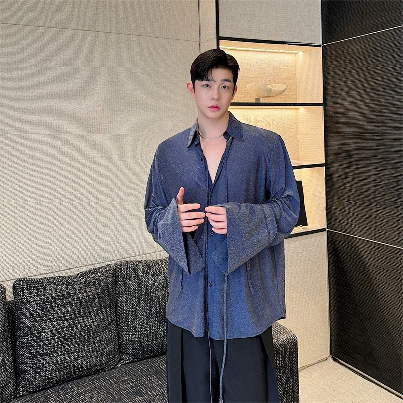 Loose Fit Trendy Gold Embossed Star Men's Shirt Cool Artistic Sensation Bright Shiny Casual Fashionable Long Sleeve Button up
Loose Fit Trendy Gold Embossed Star Men's Shirt Cool Artistic Sensation Bright Shiny Casual Fashionable Long Sleeve Button up