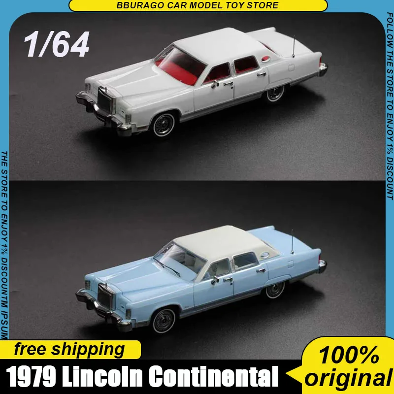 In Shock Tuogu Tm 1:64 1979 Lincoln Continental Two Tone White Blue American Luxury Diecast Model Collectible Toys Boy Christmas
In Shock Tuogu Tm 1:64 1979 Lincoln Continental Two Tone White Blue American Luxury Diecast Model Collectible Toys Boy Christmas