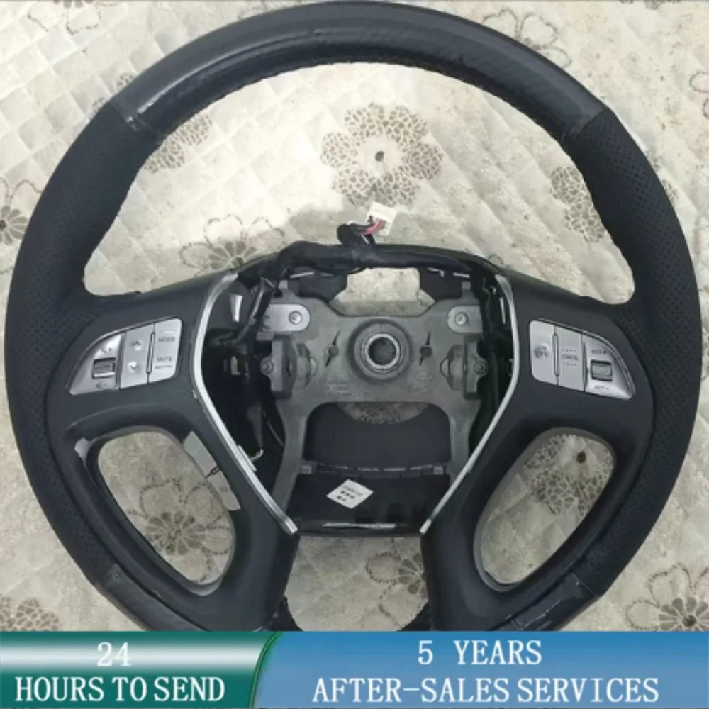 Customized Car Steering Wheel Cover Black Hand Sewing Carbon Fiber Leather For Hyundai ix35 Tucson 2011-2015 Car Accessories
Customized Car Steering Wheel Cover Black Hand Sewing Carbon Fiber Leather For Hyundai ix35 Tucson 2011-2015 Car Accessories