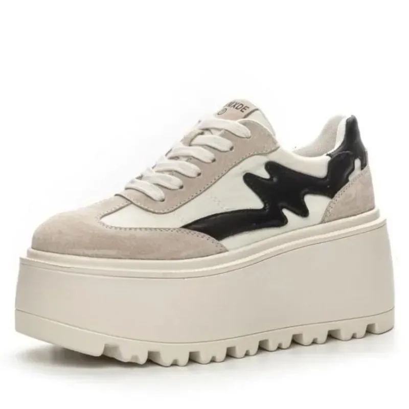 High quality 8cm Women Chunky Sneakers New Fashion Autumn Spring Shoes Cloth Pigskin Casual Platform Wedge Pumps Genuine Leather
High quality 8cm Women Chunky Sneakers New Fashion Autumn Spring Shoes Cloth Pigskin Casual Platform Wedge Pumps Genuine Leather