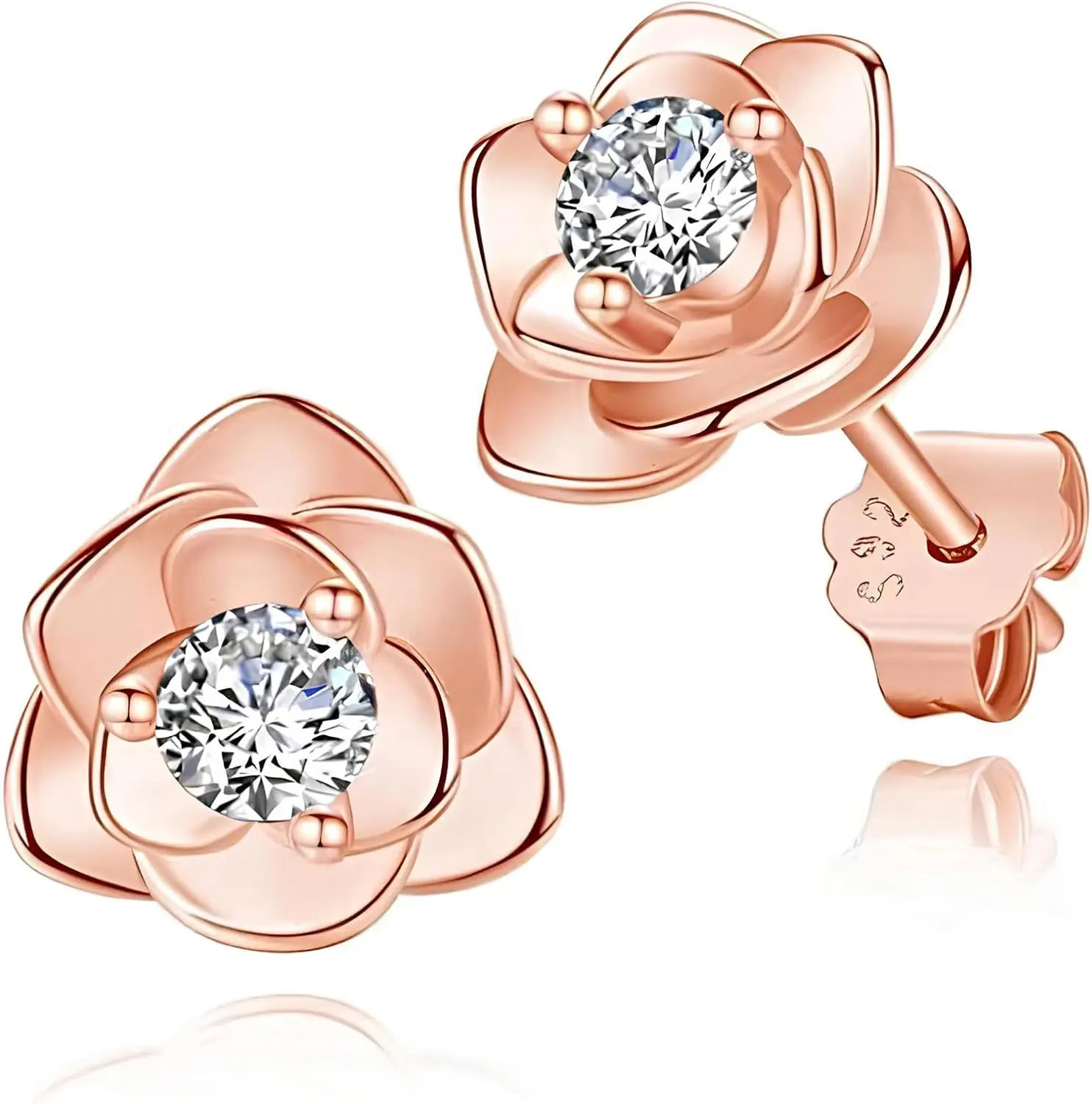 Stud Earrings Silver 925 Rose Gold Earrings Sterling Silver Rose Flowers Stud Earrings Small Rose
Stud Earrings Silver 925 Rose Gold Earrings Sterling Silver Rose Flowers Stud Earrings Small Rose