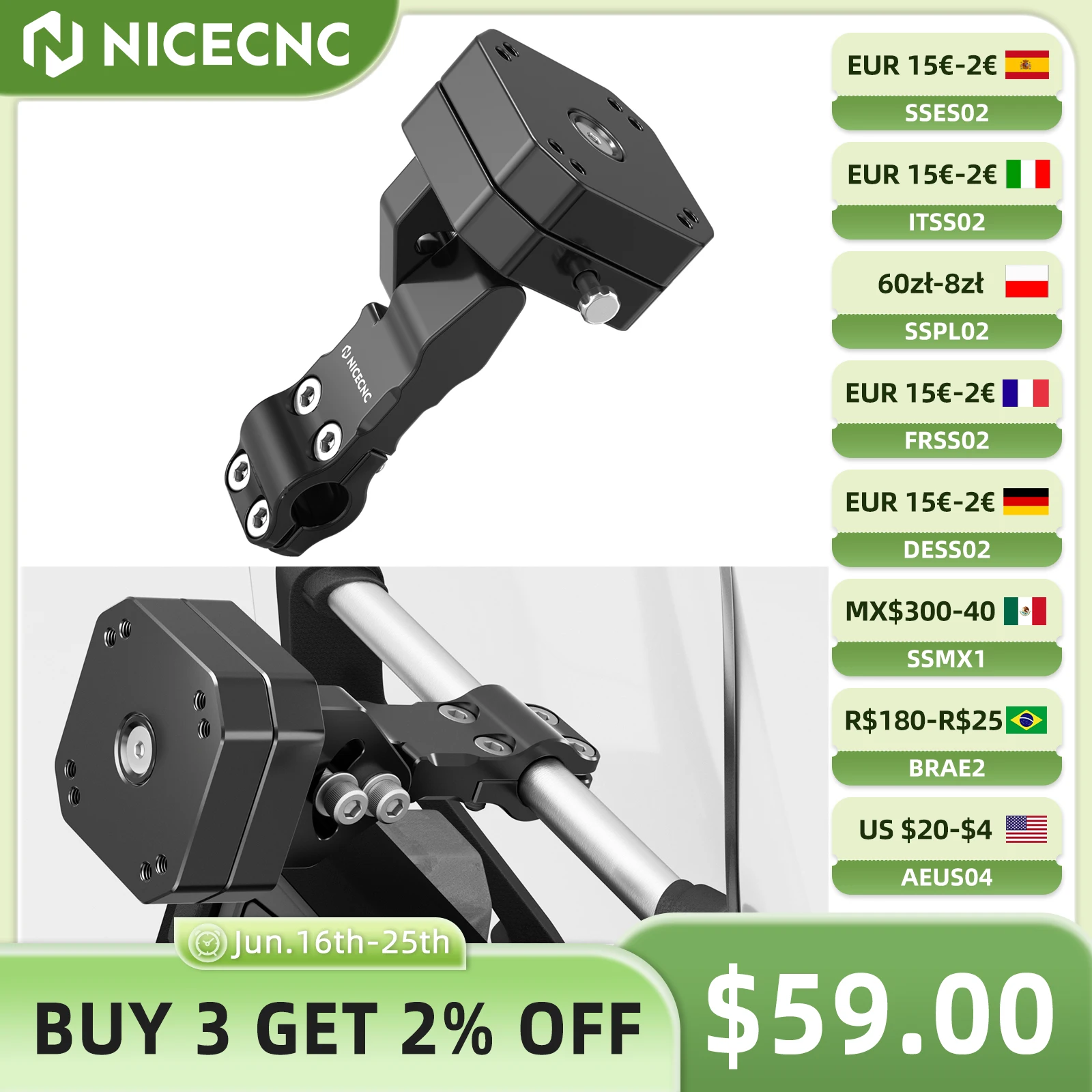 12MM Rotatable Extension AMPS Bracket GPS Mount For Aprilia Tuareg 660 Honda Africa Twin Yamaha Tenere 700 BMW R1250GS R1200GS
12MM Rotatable Extension AMPS Bracket GPS Mount For Aprilia Tuareg 660 Honda Africa Twin Yamaha Tenere 700 BMW R1250GS R1200GS