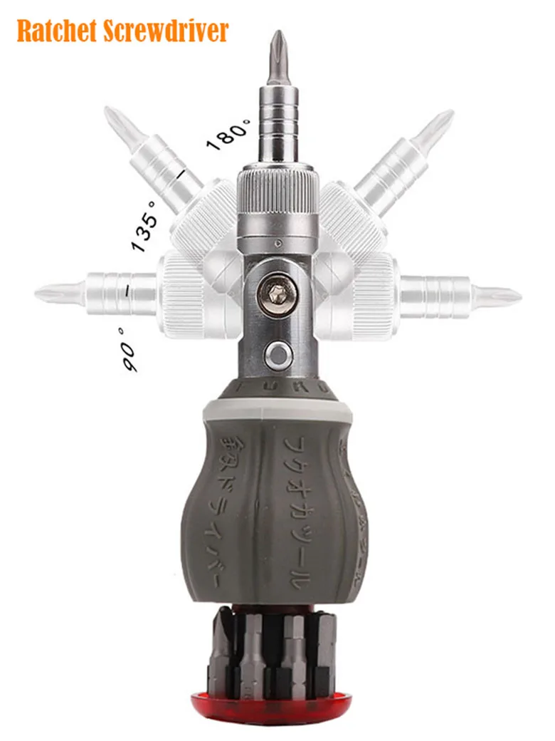 9006M Multi-angle 5-card Ratchet Screwdriver Set Home Maintenance Tools Eight Head Cross Hexagon Clubs EDC Riding Equipment
9006M Multi-angle 5-card Ratchet Screwdriver Set Home Maintenance Tools Eight Head Cross Hexagon Clubs EDC Riding Equipment