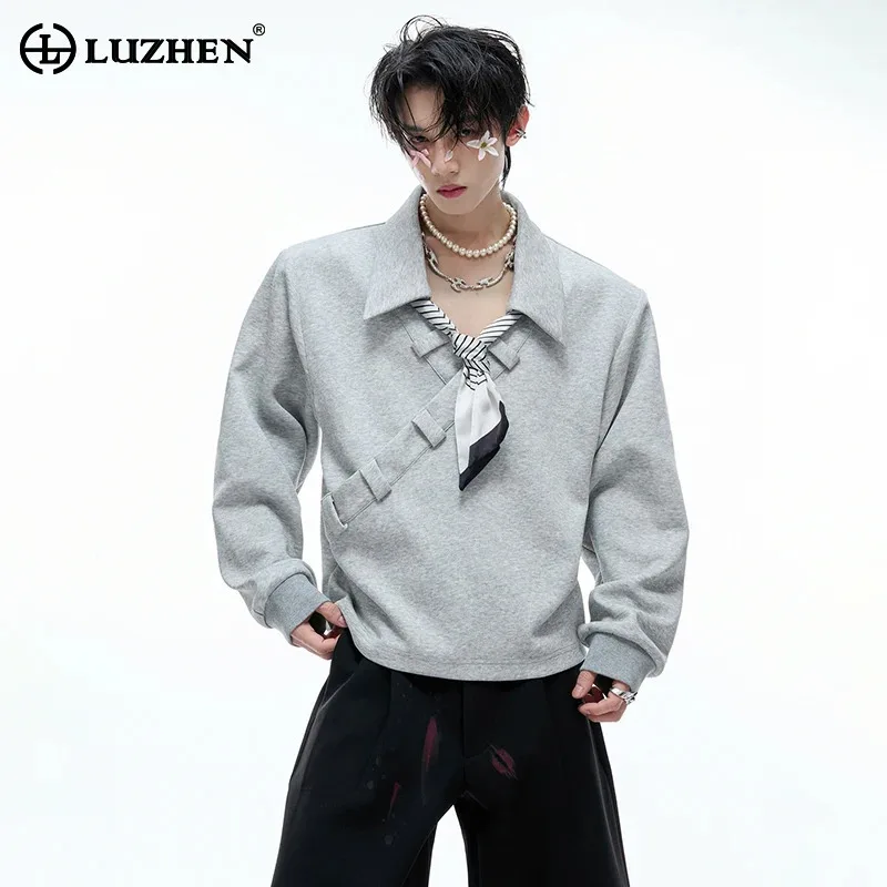LUZHEN 2025 New Fashion Necktie Stripe Printed Decorate Long Sleeve Shirt Men's Original High Quality Solid Color Clothes JY3550
LUZHEN 2025 New Fashion Necktie Stripe Printed Decorate Long Sleeve Shirt Men's Original High Quality Solid Color Clothes JY3550