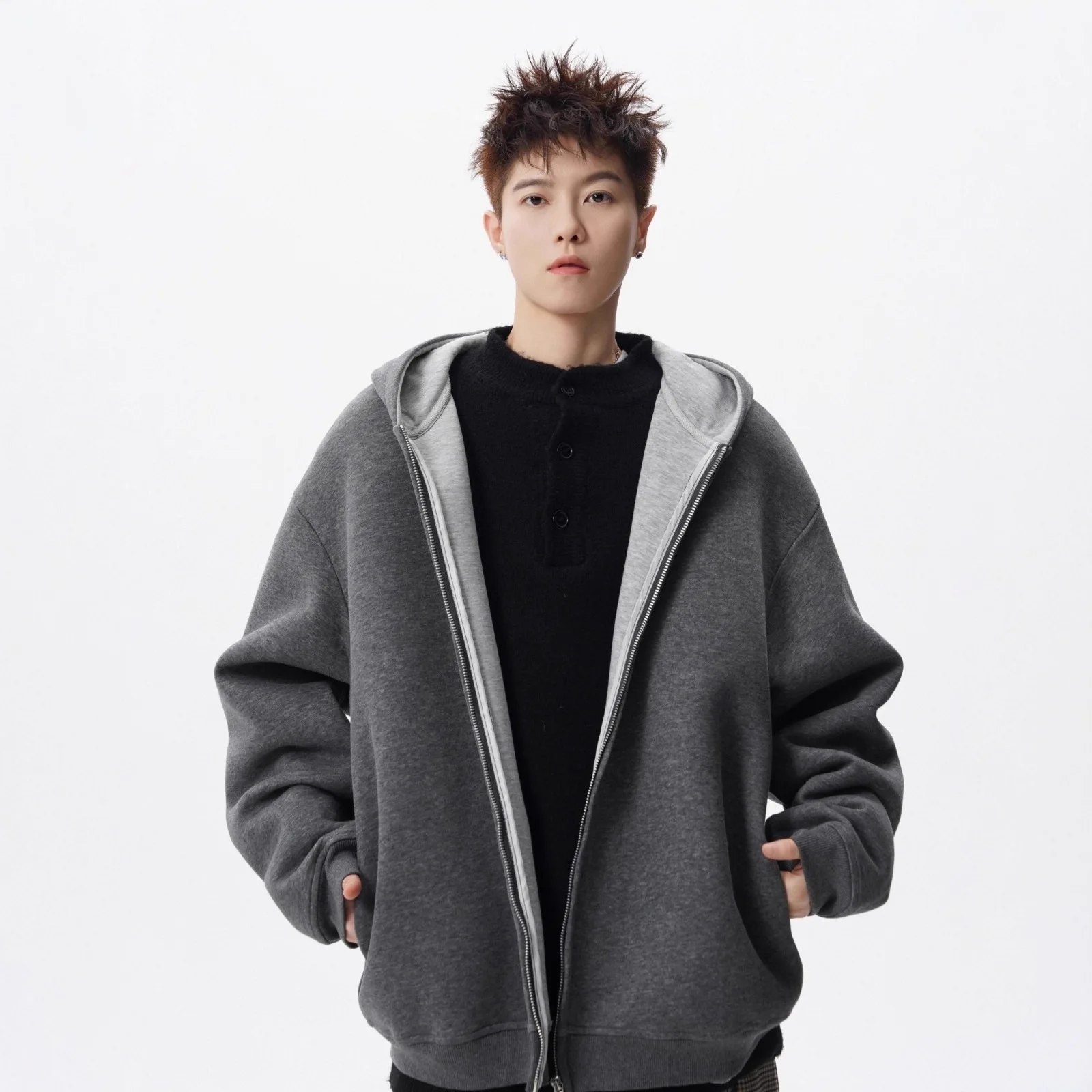 Man Sweatshirt Jacket Spring Autumn High Street Contrast Color Men Coat Simple Long Sleeve Casual Versatile Male Outerwear
Man Sweatshirt Jacket Spring Autumn High Street Contrast Color Men Coat Simple Long Sleeve Casual Versatile Male Outerwear
