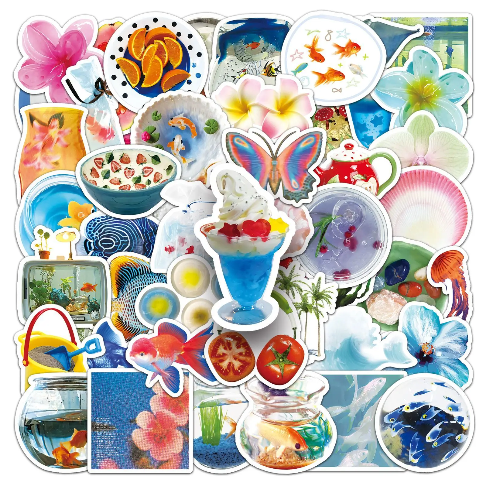 10/30/50PCS Sea Fish Ins Style Cartoon Personality Creative Graffiti Stickers Decorative Refrigerator Scrapbook Guitar Decal Toy
10/30/50PCS Sea Fish Ins Style Cartoon Personality Creative Graffiti Stickers Decorative Refrigerator Scrapbook Guitar Decal Toy