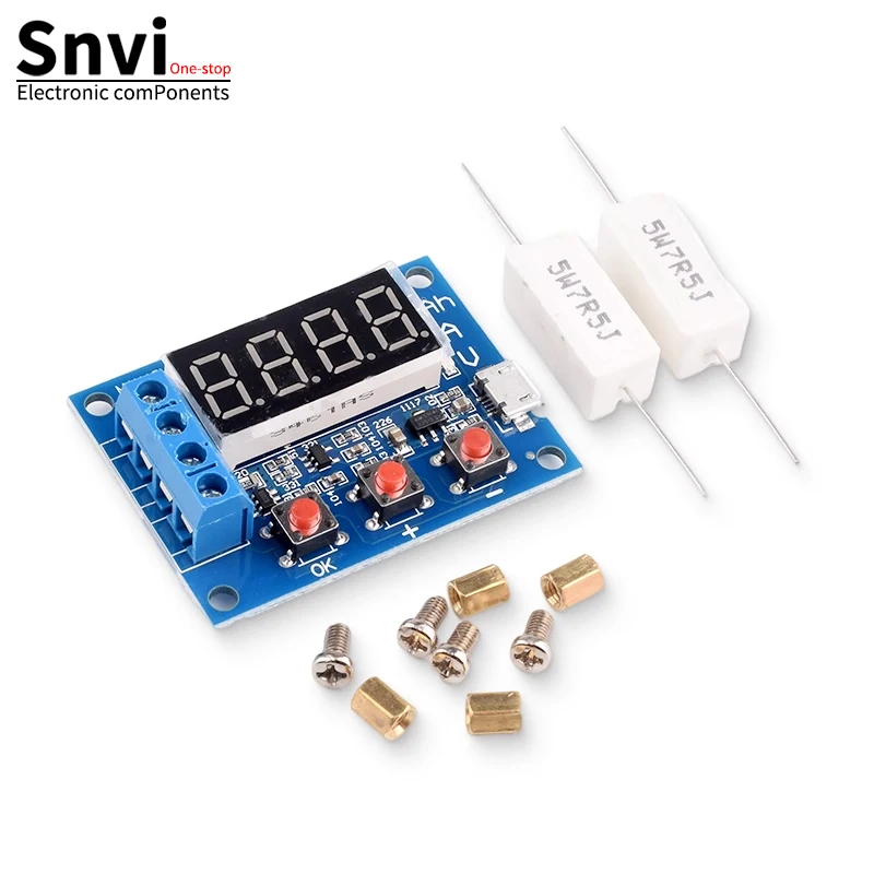 ZB2L3 Battery Capacity Tester LED Display 18650 Lithium Battery Power Supply Test Capacity Discharge Meter DC4.5-6V
ZB2L3 Battery Capacity Tester LED Display 18650 Lithium Battery Power Supply Test Capacity Discharge Meter DC4.5-6V