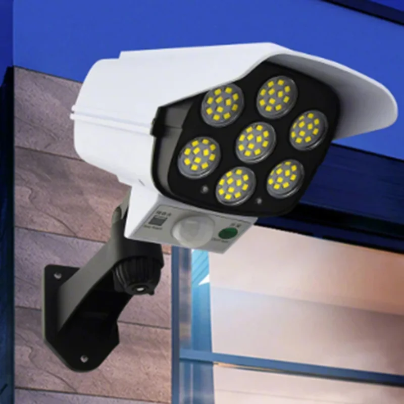 Solar Street Light LED Faux Camera Light Outdoor Sensor Light Faux Monitor Strong Light Anti-theft Night Doorway Lighting
Solar Street Light LED Faux Camera Light Outdoor Sensor Light Faux Monitor Strong Light Anti-theft Night Doorway Lighting