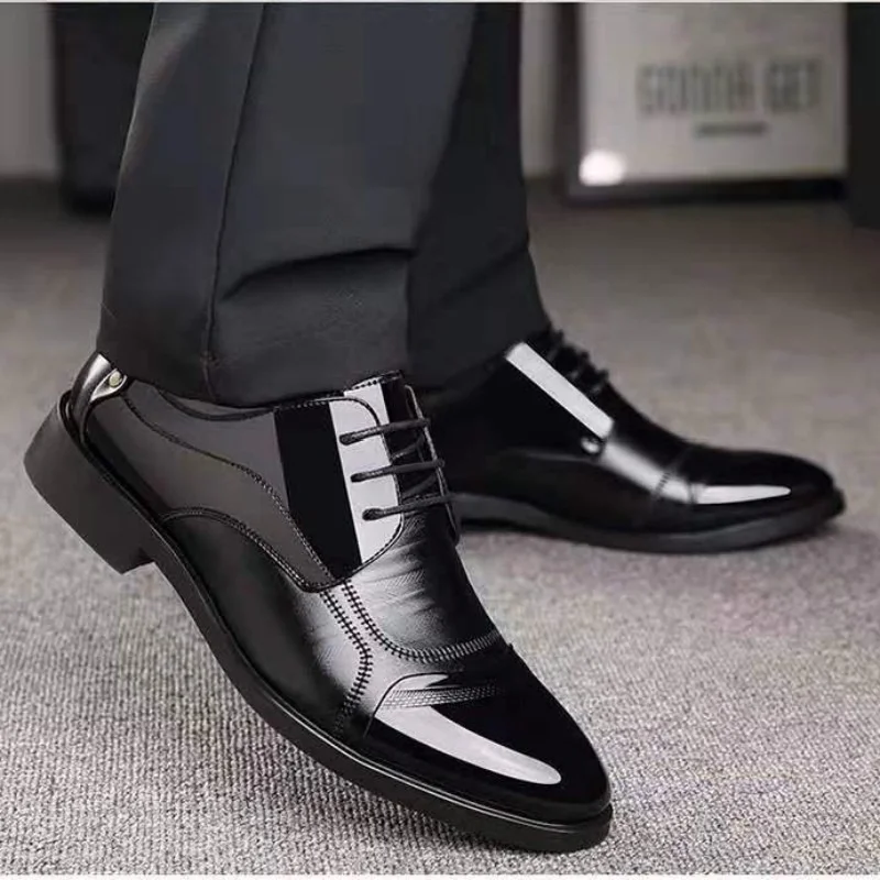 Nice New Fashion and Capable Business Pointed Toe Large Size Leather Shoes Formal Wear Professional Men's Leather Shoes
Nice New Fashion and Capable Business Pointed Toe Large Size Leather Shoes Formal Wear Professional Men's Leather Shoes