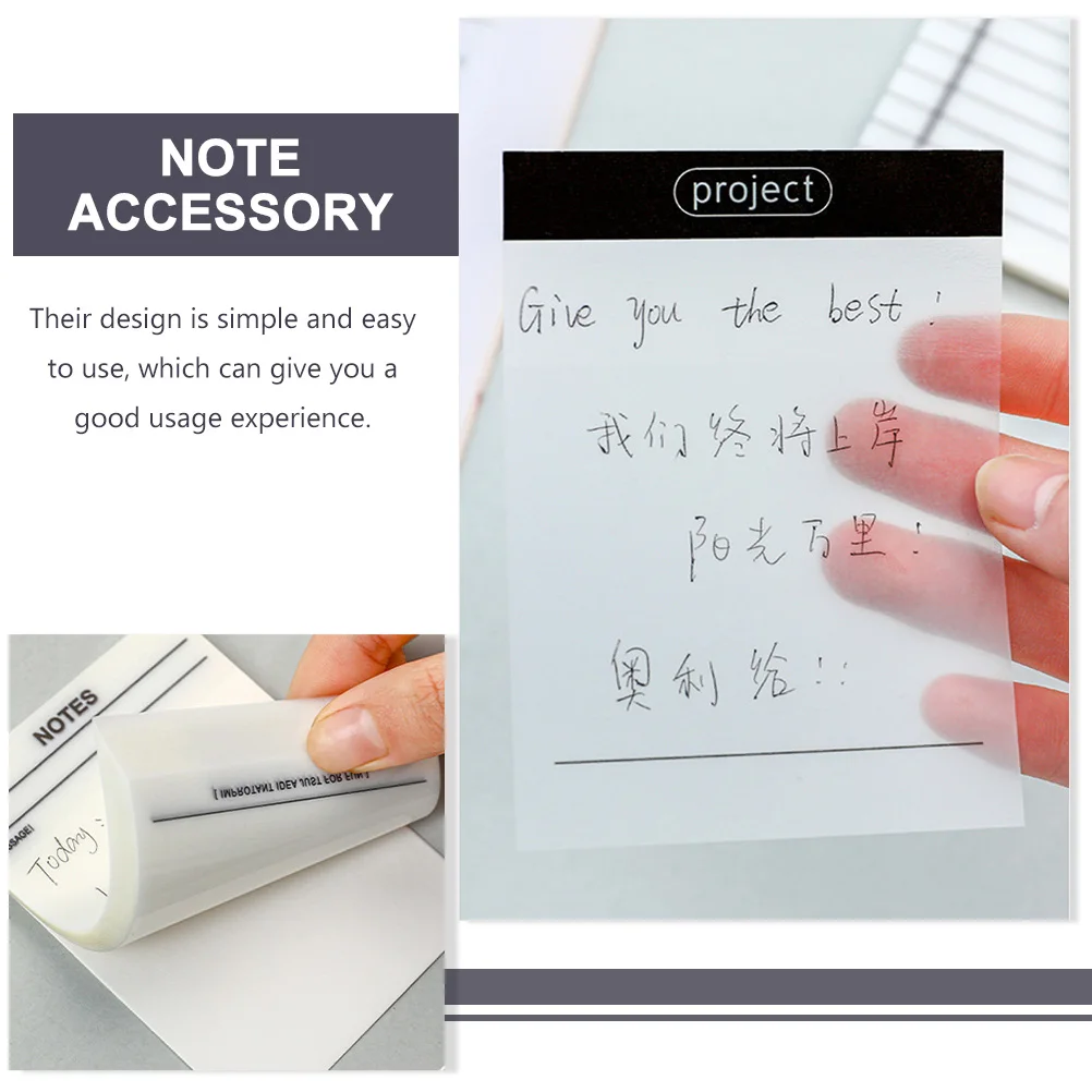 8 Books Transparent PET Material Long Lasting Self Adhesive Note Pads Daily Use Office School Memo Stickers
8 Books Transparent PET Material Long Lasting Self Adhesive Note Pads Daily Use Office School Memo Stickers