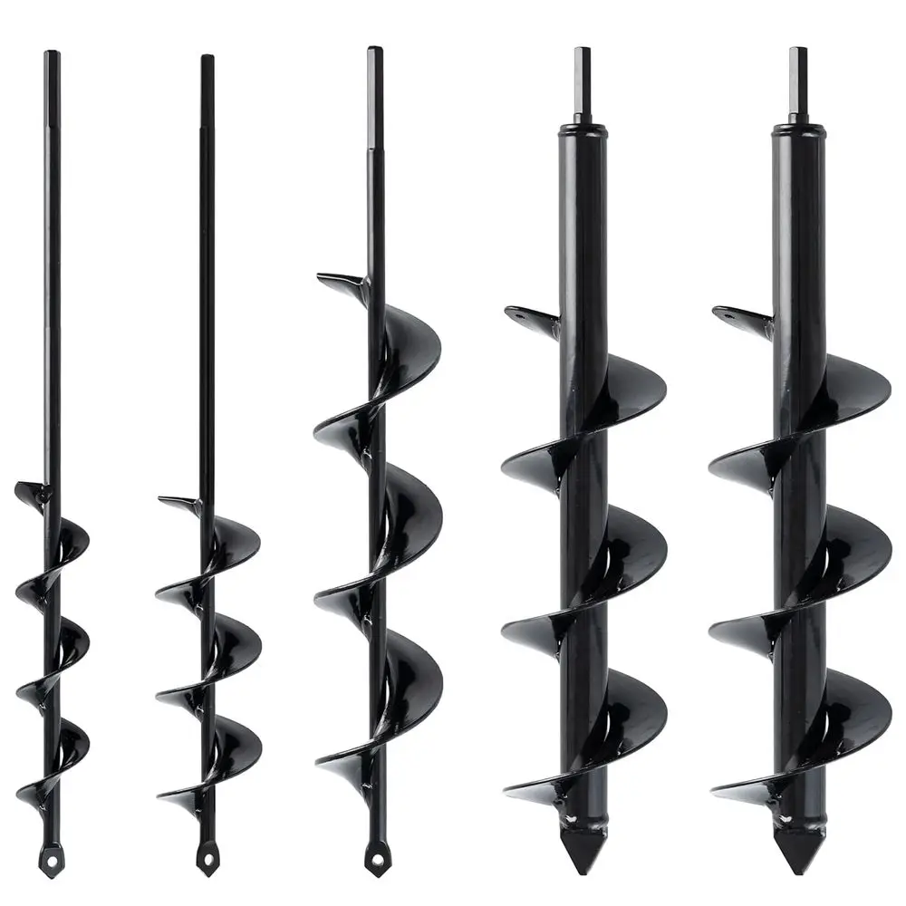 Set of 5 Auger Drill Bits - Planting, Bulb & Bedding Plant Augers, Post Hole Digger - 3/8” Hex Drive Drill
Set of 5 Auger Drill Bits - Planting, Bulb & Bedding Plant Augers, Post Hole Digger - 3/8” Hex Drive Drill