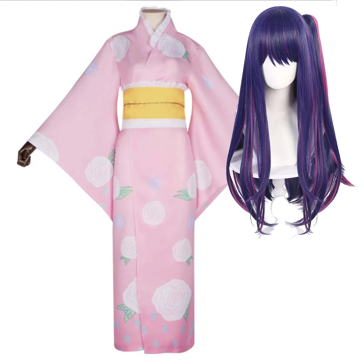 Women Anime OSHI NO KO Cos Hoshino Ai Cosplay Pink Printed Kimono Costume Or Wig
Women Anime OSHI NO KO Cos Hoshino Ai Cosplay Pink Printed Kimono Costume Or Wig