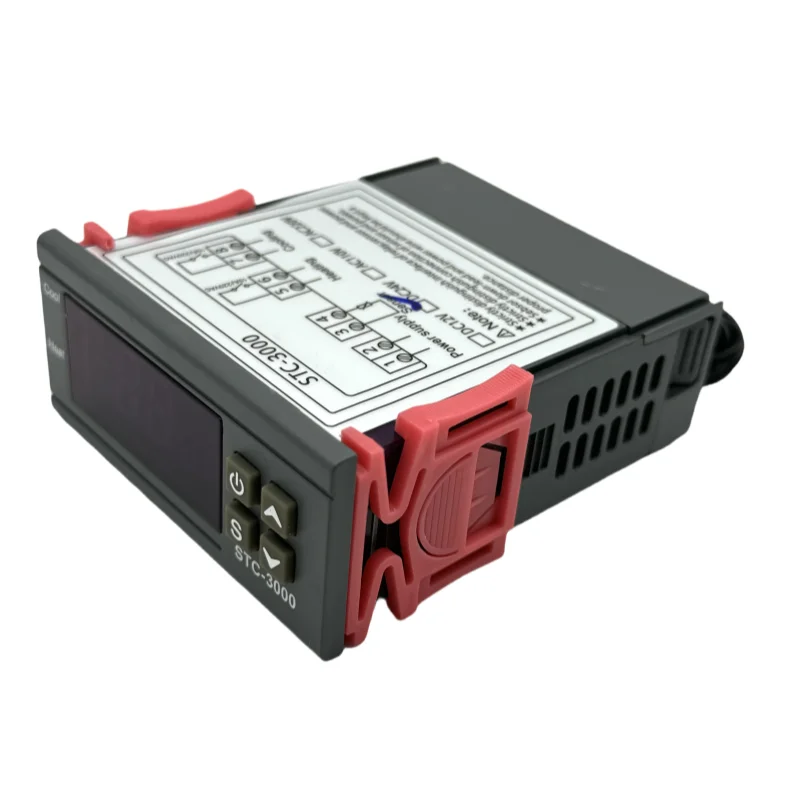 Цифровой терморегулятор STC-3000 с датчиком температуры, реле, для нагрева и охлаждения, для инкубатора
Цифровой терморегулятор STC-3000 с датчиком температуры, реле, для нагрева и охлаждения, для инкубатора