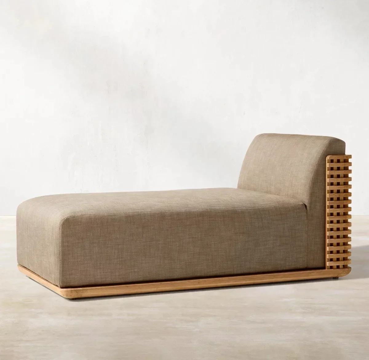 Outdoor furniture luxury style thickness cushion comfortable seating teak chaise lounge
Outdoor furniture luxury style thickness cushion comfortable seating teak chaise lounge