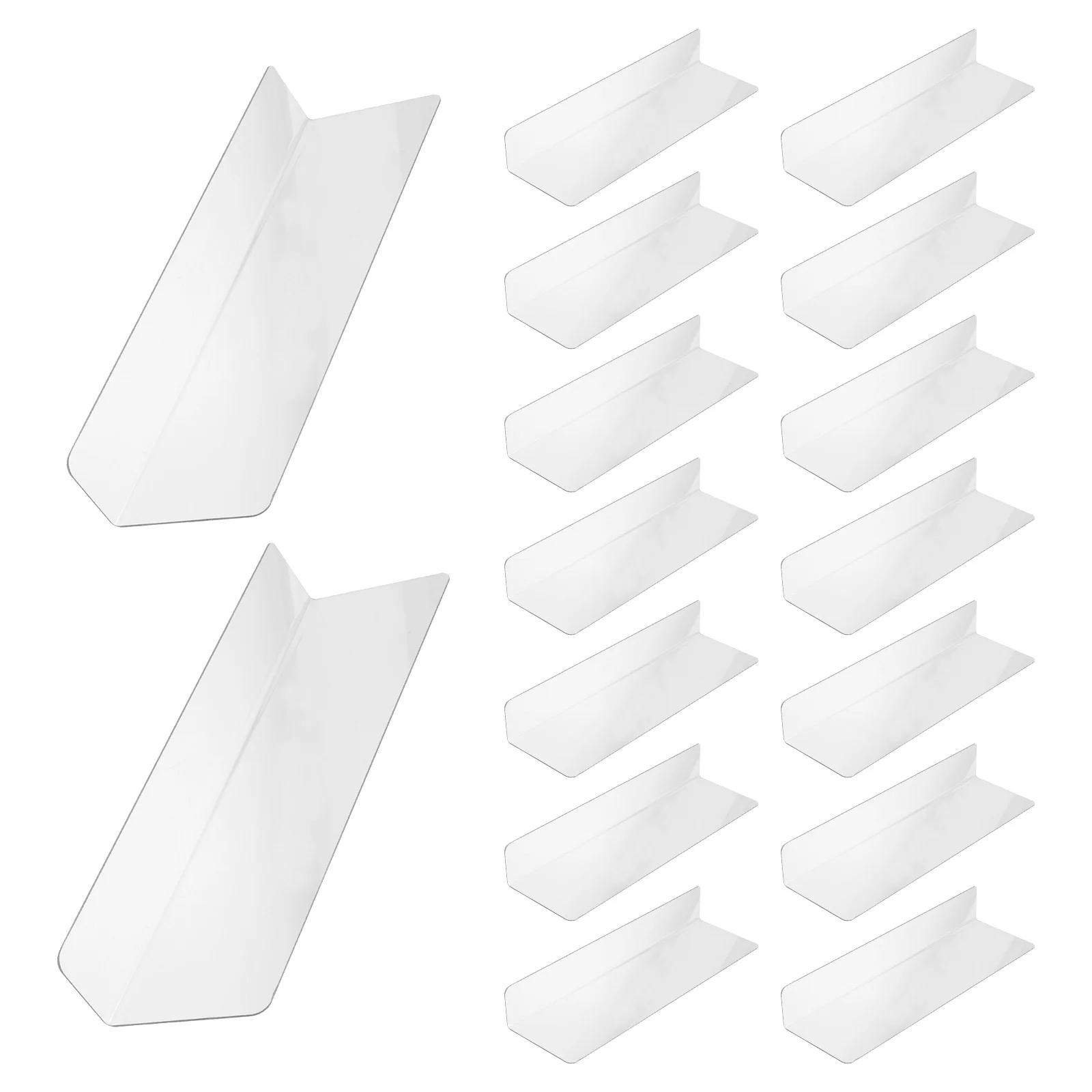 20Pcs L Shape Transparent Shelf Dividers Plastic Store Organizers for Kitchen Cabinets Supermarket Shelves
20Pcs L Shape Transparent Shelf Dividers Plastic Store Organizers for Kitchen Cabinets Supermarket Shelves