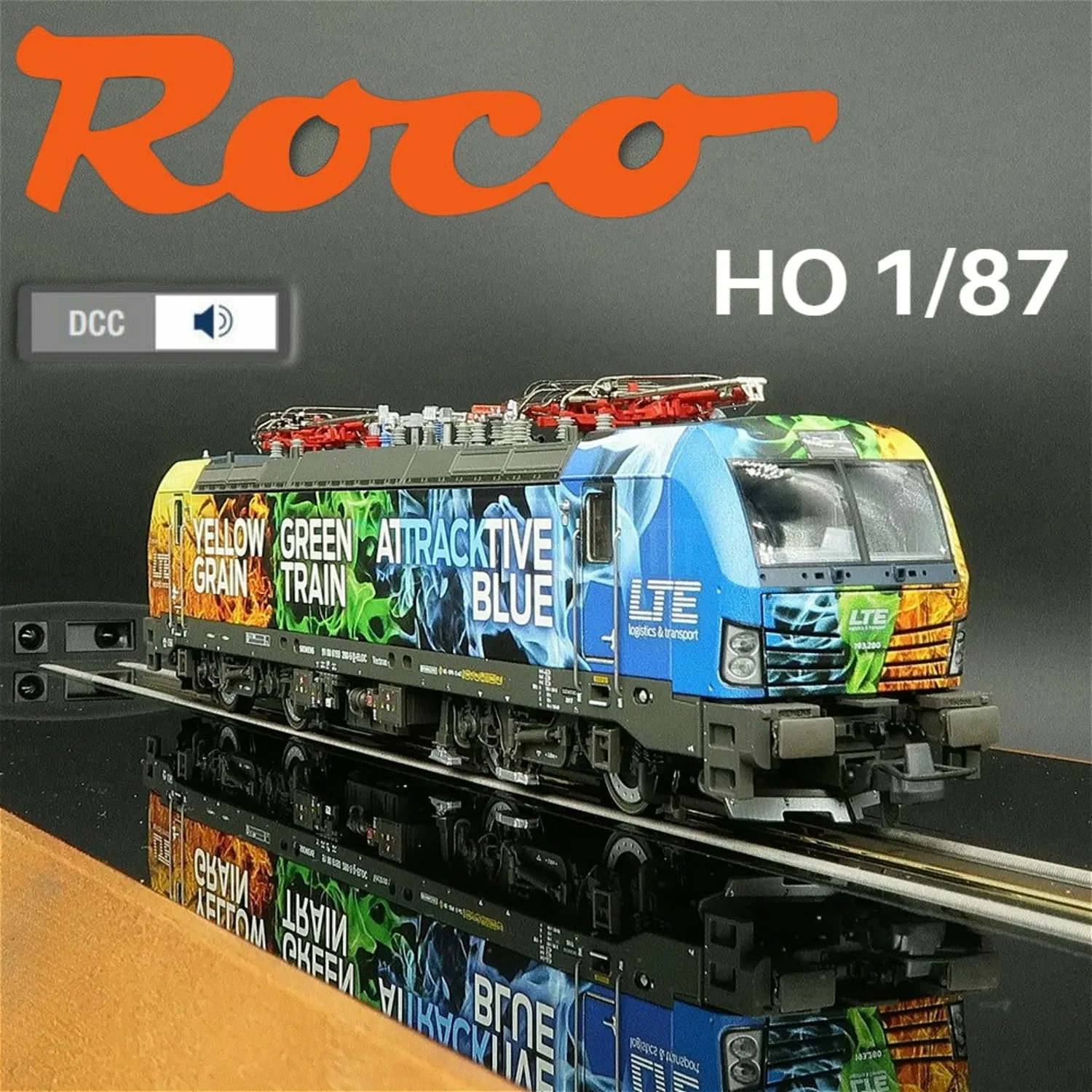 ROCO HO 1/87 Train Model BR193 Electric Locomotive 71925 Three-color Paint Scheme Digital Sound Effects Toy Train Adult Toy Gift
ROCO HO 1/87 Train Model BR193 Electric Locomotive 71925 Three-color Paint Scheme Digital Sound Effects Toy Train Adult Toy Gift