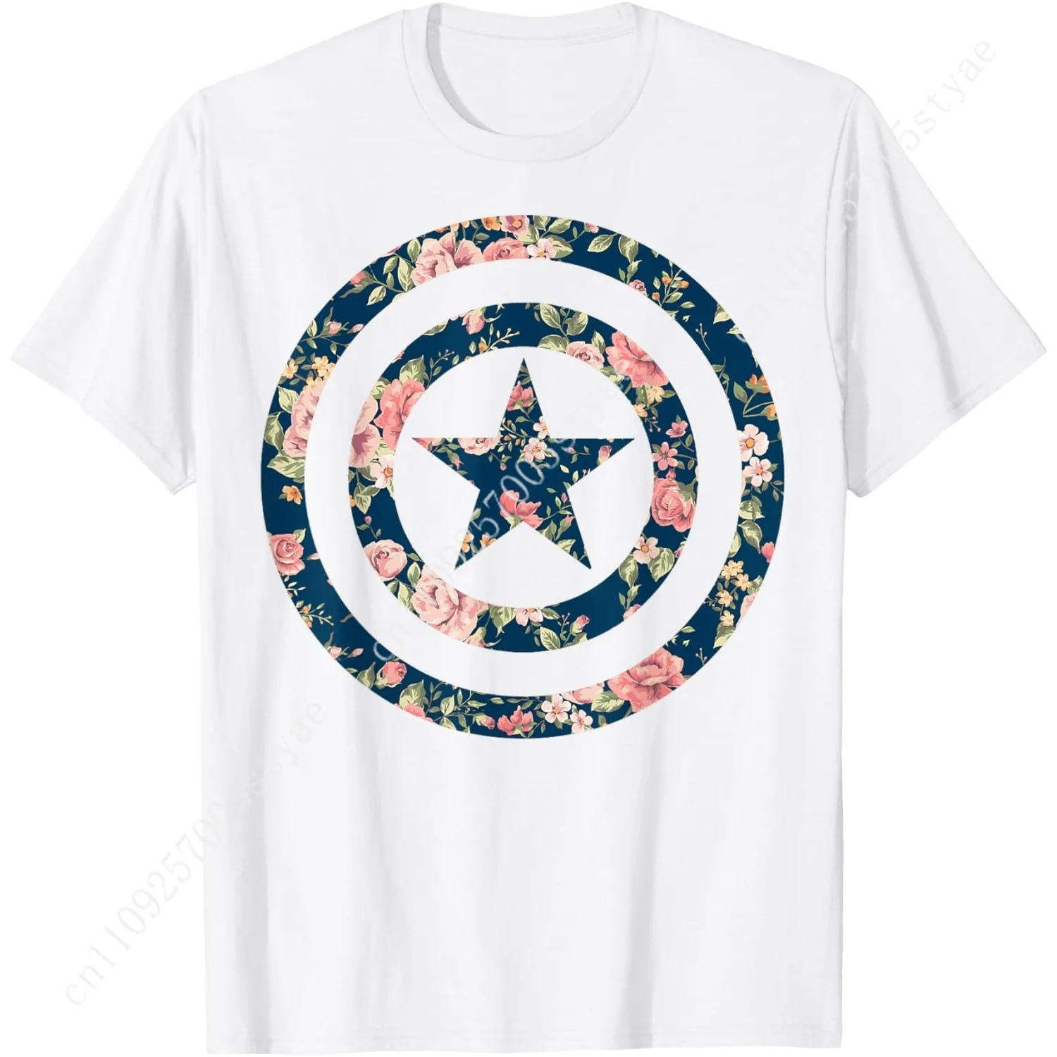 Marvel Avengers Captain America Floral Icon Graphic T-Shirt T-Shirt Cosplay
Marvel Avengers Captain America Floral Icon Graphic T-Shirt T-Shirt Cosplay