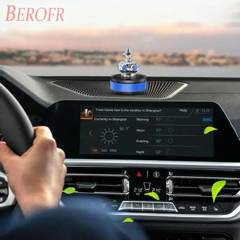 Car Air Freshener Diffusers Solar Powered Crown Car Perfume Aromatherapy Vent Clip Car Air Vent Accessories Creative Perfume 
Car Air Freshener Diffusers Solar Powered Crown Car Perfume Aromatherapy Vent Clip Car Air Vent Accessories Creative Perfume