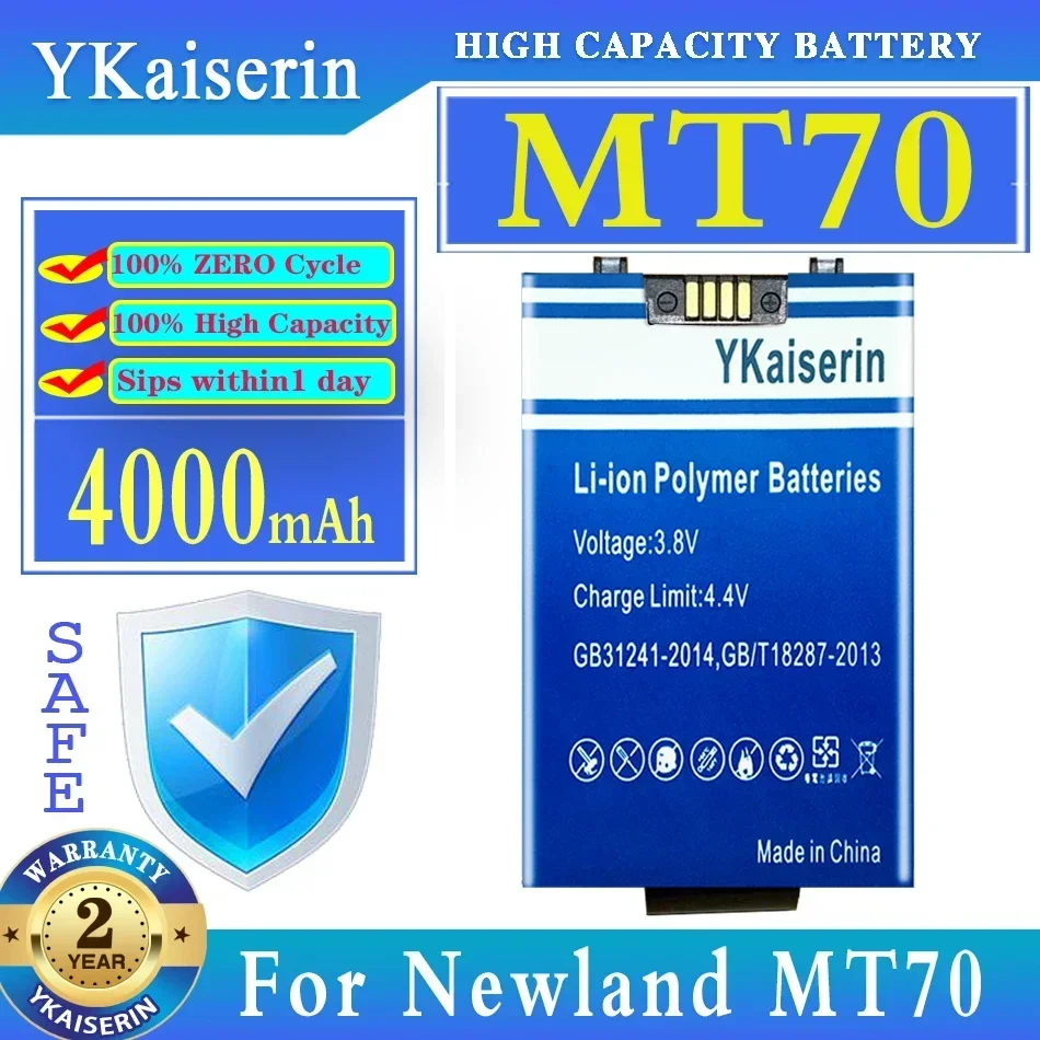 4000mAh High Performance For Newland MT70 Environmentally Friendly Handheld Data Collector Battery
4000mAh High Performance For Newland MT70 Environmentally Friendly Handheld Data Collector Battery