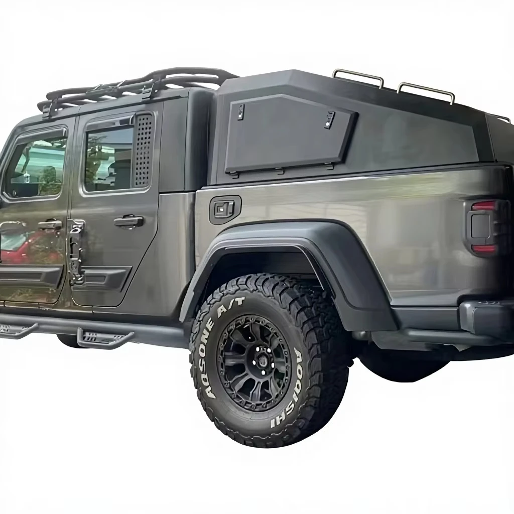 Multifunctional Waterproof 4x4 Pick up Pickup Truck Bed Cap Canopy Topper for Gladiator Slant Bed Cover
Multifunctional Waterproof 4x4 Pick up Pickup Truck Bed Cap Canopy Topper for Gladiator Slant Bed Cover