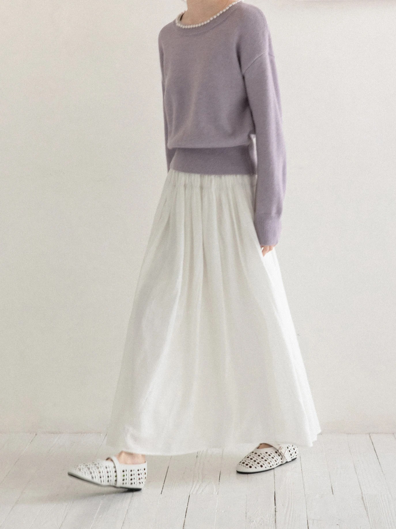 Женская юбка А-силуэта с высокой талией Ele, модная коллекция Весна 2026, универсальная длинная юбка из комфортной мягкой ткани для повседневной носки
Женская юбка А-силуэта с высокой талией Ele, модная коллекция Весна 2026, универсальная длинная юбка из комфортной мягкой ткани для повседневной носки