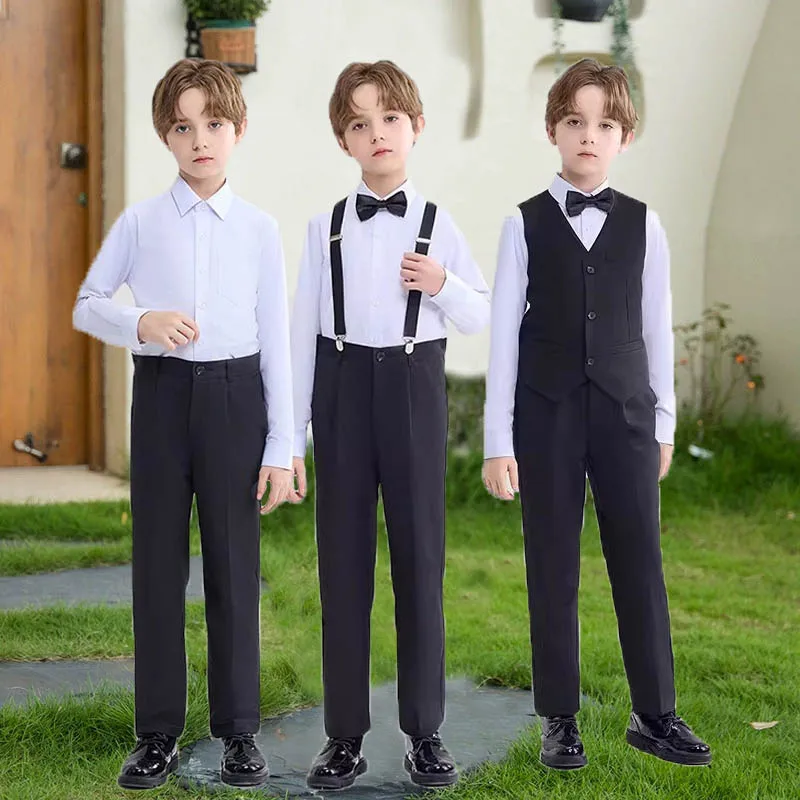 2025 Russia Boys Summer White Shirt Trousers Photograph Suit Back School Kids Birthday Clothing Children's Day Wedding Costume
2025 Russia Boys Summer White Shirt Trousers Photograph Suit Back School Kids Birthday Clothing Children's Day Wedding Costume
