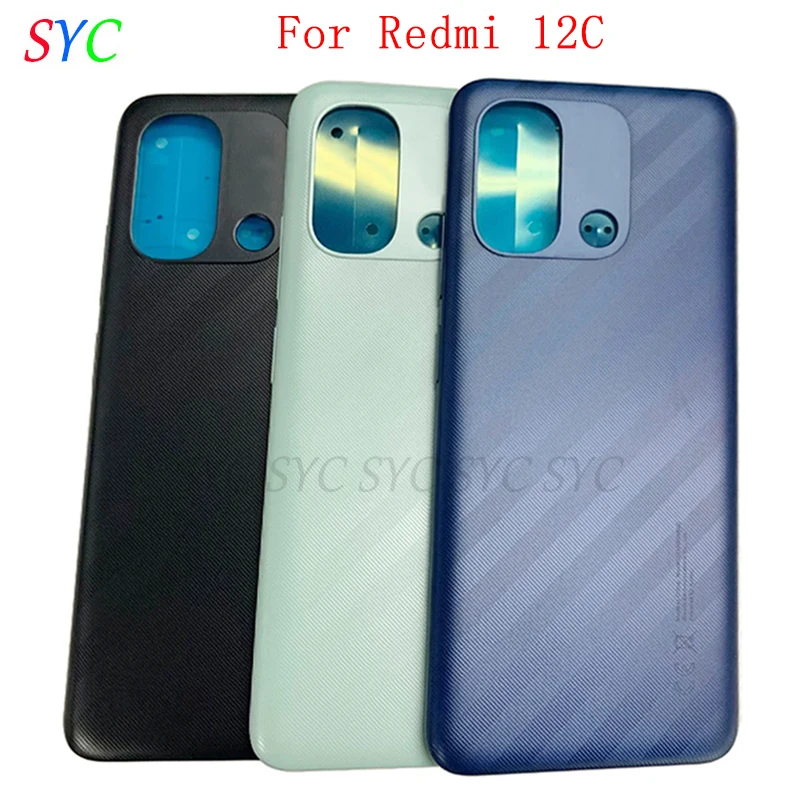 Rear Door Battery Cover Housing Case For Xiaomi Redmi 12C Back Cover with Logo Repair Parts
Rear Door Battery Cover Housing Case For Xiaomi Redmi 12C Back Cover with Logo Repair Parts