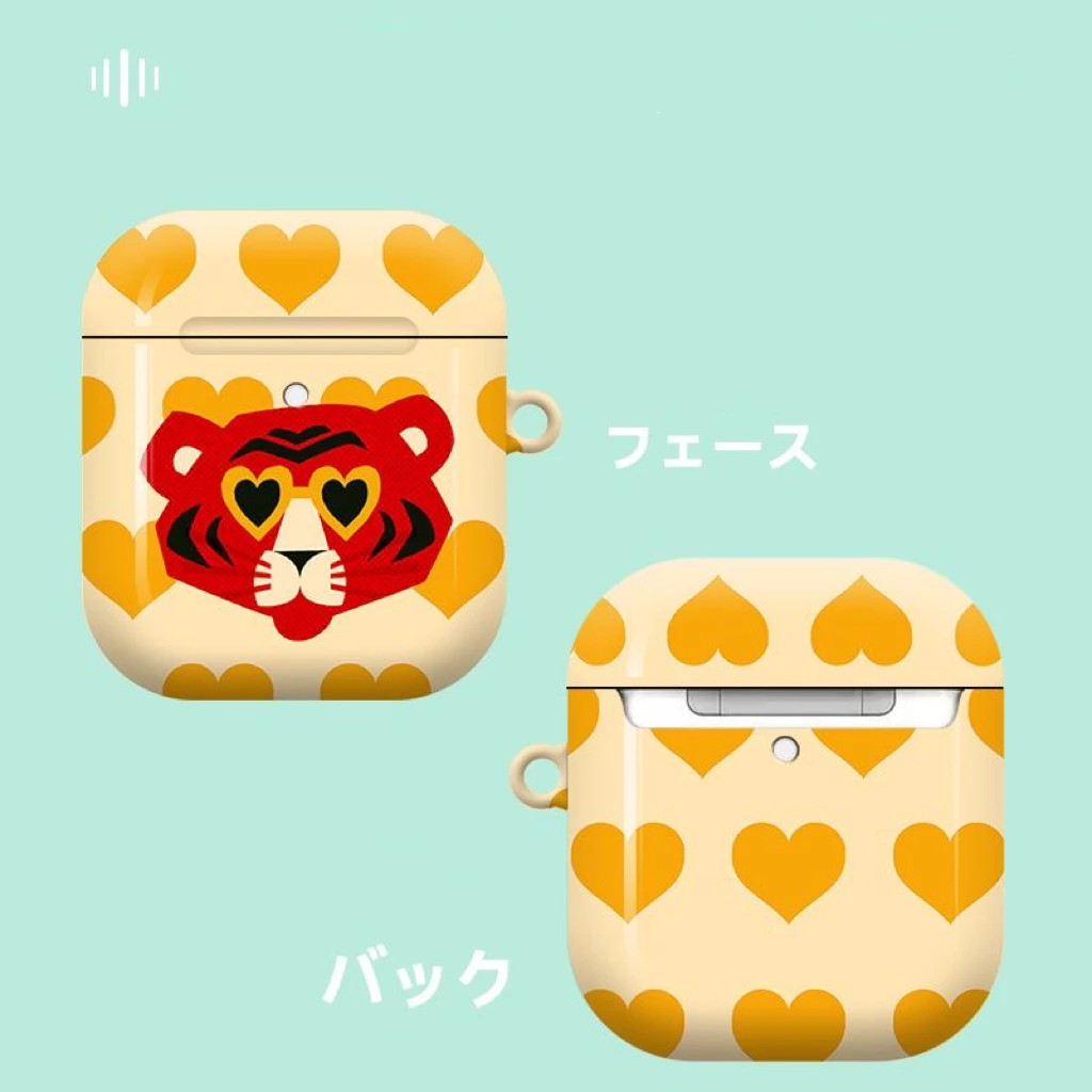 Ins Korean Yellow Love Cartoon Tiger Shockproof Protective Cover Case for AirPods 1 2 3 4 Pro2 with Charm Pendant
Ins Korean Yellow Love Cartoon Tiger Shockproof Protective Cover Case for AirPods 1 2 3 4 Pro2 with Charm Pendant
