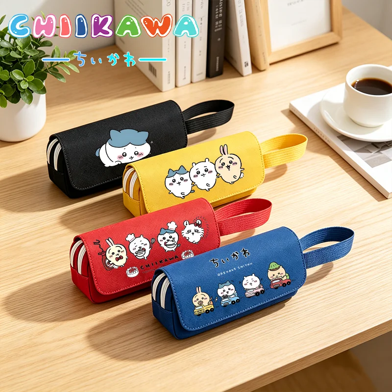 Chiikawas Pencil Case Anime Print Stationery Stationery Storage Bag Large Capacity Usagi Pen Pockets Student New Semester Gifts
Chiikawas Pencil Case Anime Print Stationery Stationery Storage Bag Large Capacity Usagi Pen Pockets Student New Semester Gifts