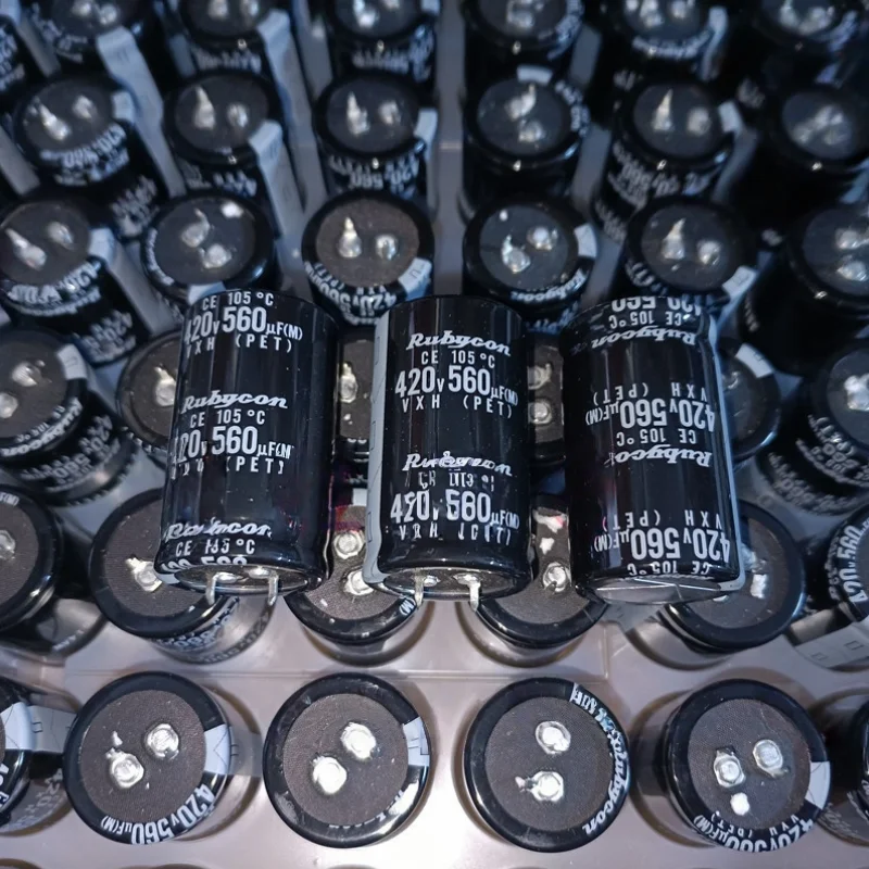 2PCS electrolytic capacitor 420V 560UF 30X50 VXH Long life replacement 400V 450V
2PCS electrolytic capacitor 420V 560UF 30X50 VXH Long life replacement 400V 450V