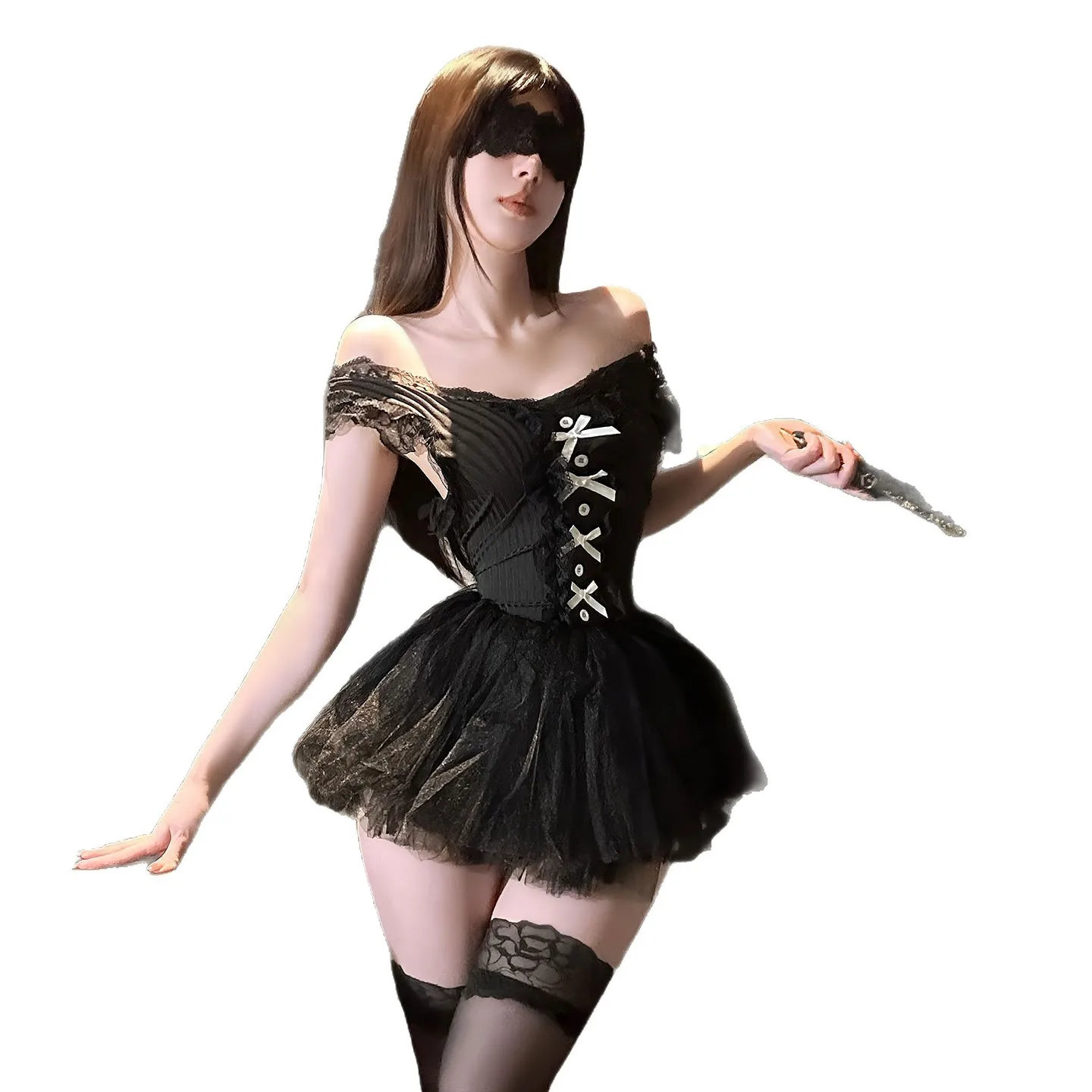 High-end Flirty And Sensual Lingerie Pure Desire And Style Sexy Lingerie Bowknot Pure Desire Charming Dress For Woman TDGA
High-end Flirty And Sensual Lingerie Pure Desire And Style Sexy Lingerie Bowknot Pure Desire Charming Dress For Woman TDGA