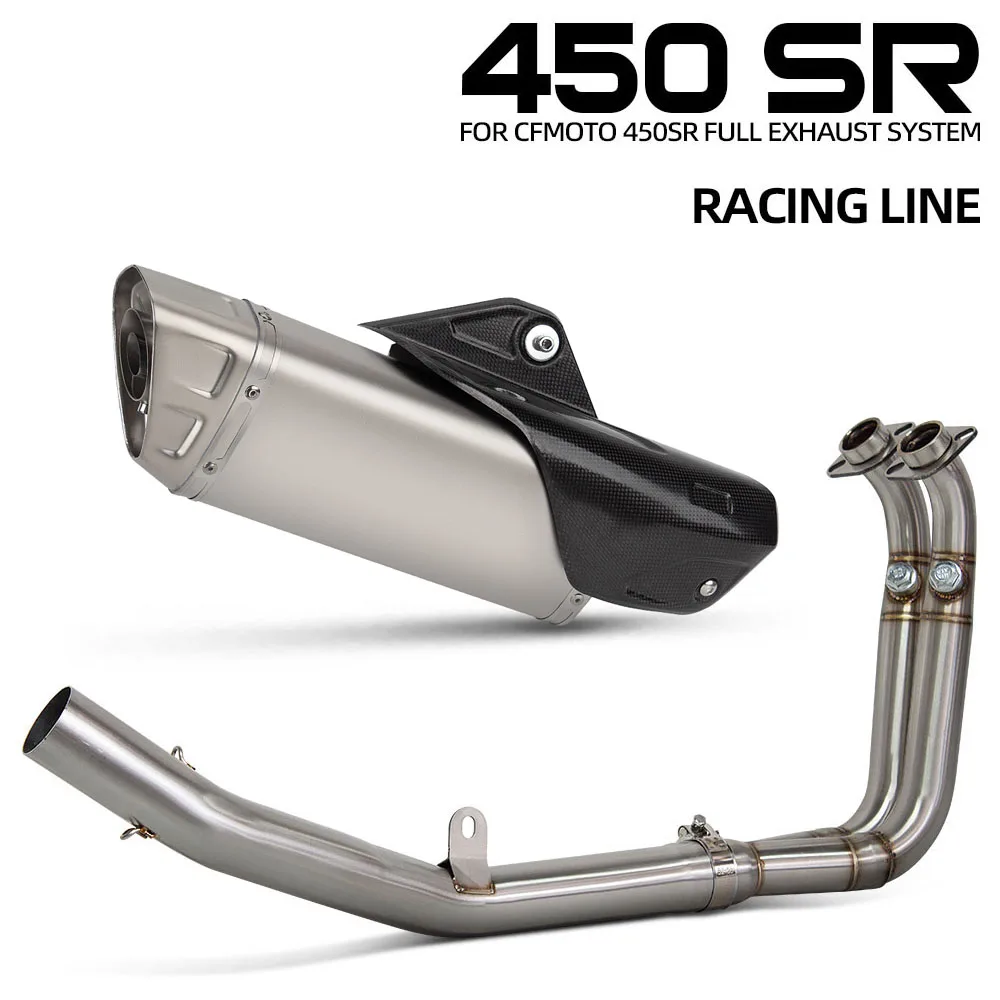 450SR Exhaust System For CFMOTO 450SS 450NK 450 SR/SS/NK 2022-2026 Motorcycle Exhausts Pipe Sport Racing Headers Tube Muffler
450SR Exhaust System For CFMOTO 450SS 450NK 450 SR/SS/NK 2022-2026 Motorcycle Exhausts Pipe Sport Racing Headers Tube Muffler