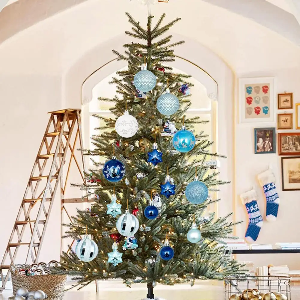 Glazed Christmas Balls Matte Finish Ornaments Shatterproof Christmas Ball Ornaments Set with Snowflake Reindeer Star for Holiday
Glazed Christmas Balls Matte Finish Ornaments Shatterproof Christmas Ball Ornaments Set with Snowflake Reindeer Star for Holiday