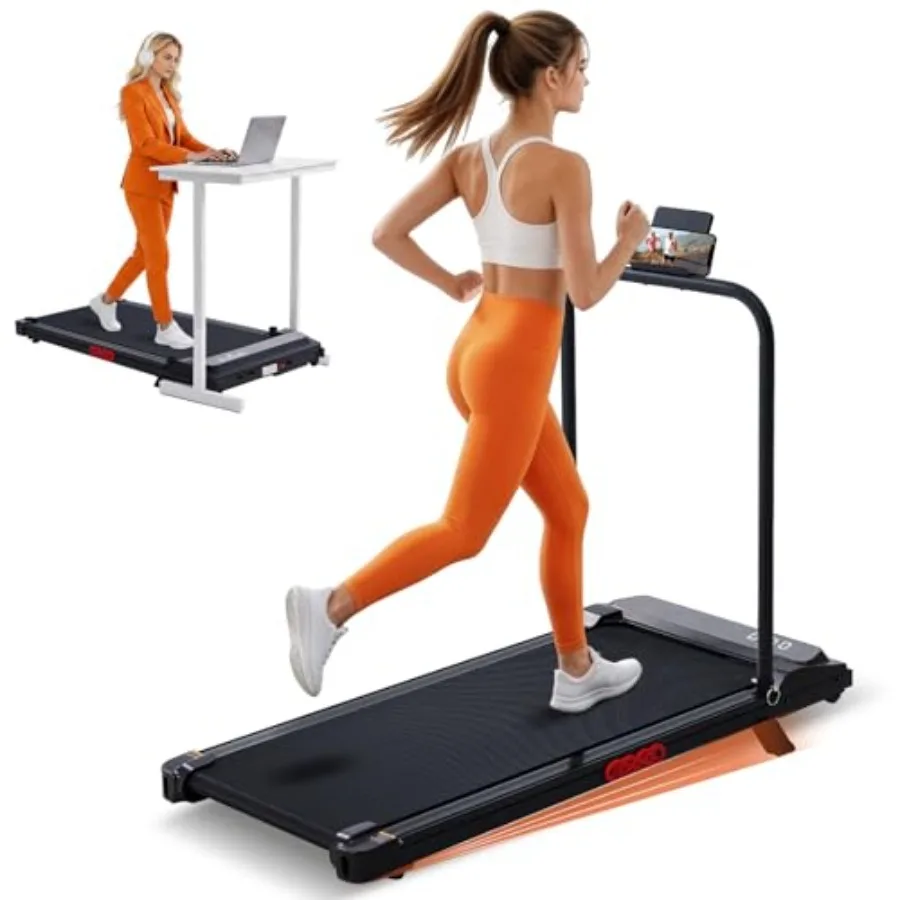 Walking Pad Treadmill with Handle Bar, 3.0HP Portable Electric Treadmills for Home Exercising, 0.6-7.6MPH Mini Walking Pad Trea
Walking Pad Treadmill with Handle Bar, 3.0HP Portable Electric Treadmills for Home Exercising, 0.6-7.6MPH Mini Walking Pad Trea