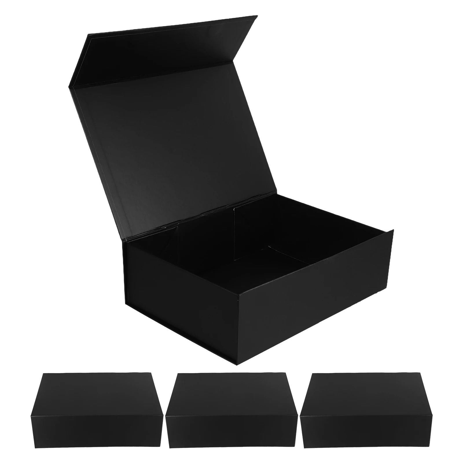 4Pcs Black Magnetic Folding Present Boxes Elegant Magnetic Closure Birthday Wedding Bridesmaid Proposal Gift Storage Box
4Pcs Black Magnetic Folding Present Boxes Elegant Magnetic Closure Birthday Wedding Bridesmaid Proposal Gift Storage Box