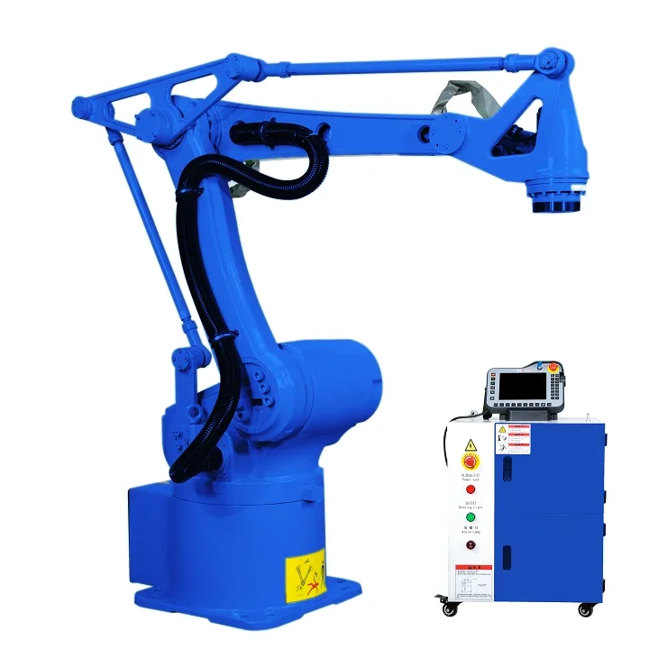 Robot Arm Educational Universal Programmable Industrial Handling 6 Axis Robotic Arm Manipulator Case Palletizer
Robot Arm Educational Universal Programmable Industrial Handling 6 Axis Robotic Arm Manipulator Case Palletizer