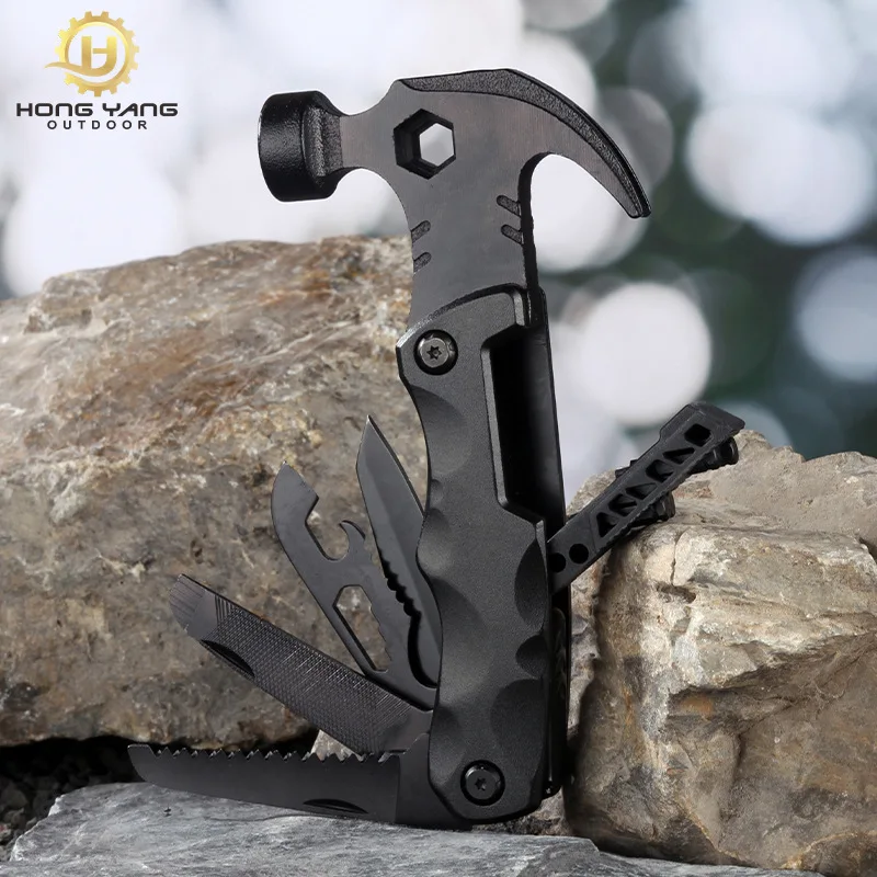 Multifunctional claw hammer Stainless steel multifunctional clamp hammer Outdoor multi-purpose combination tool installation
Multifunctional claw hammer Stainless steel multifunctional clamp hammer Outdoor multi-purpose combination tool installation