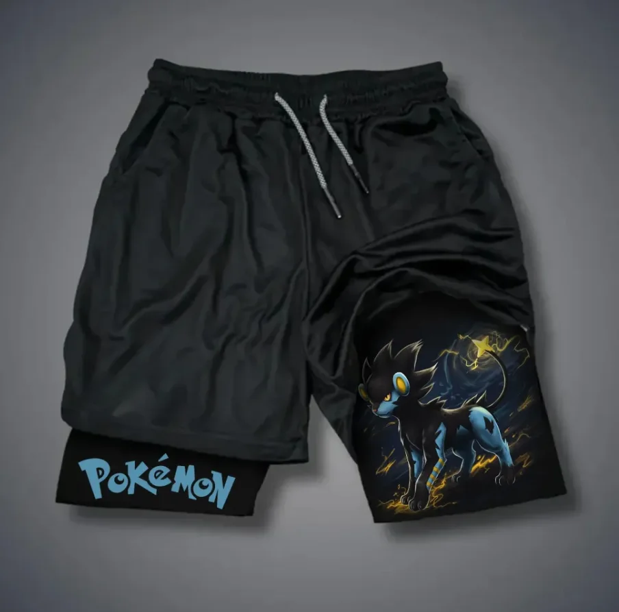 Мужские и женские дышащие быстросохнущие шорты в стиле аниме Pokémon, серия 2026
Мужские и женские дышащие быстросохнущие шорты в стиле аниме Pokémon, серия 2026