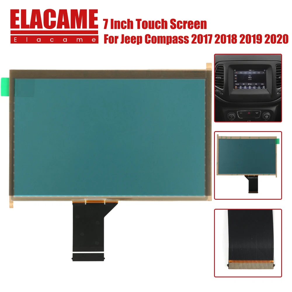 7" Replacement Screen Digitizer for 17-20 JEEP Compass Uconnect Auto Radio Navigation Part TDO-WXGA0700K00057-V1 Car Accessories
7" Replacement Screen Digitizer for 17-20 JEEP Compass Uconnect Auto Radio Navigation Part TDO-WXGA0700K00057-V1 Car Accessories