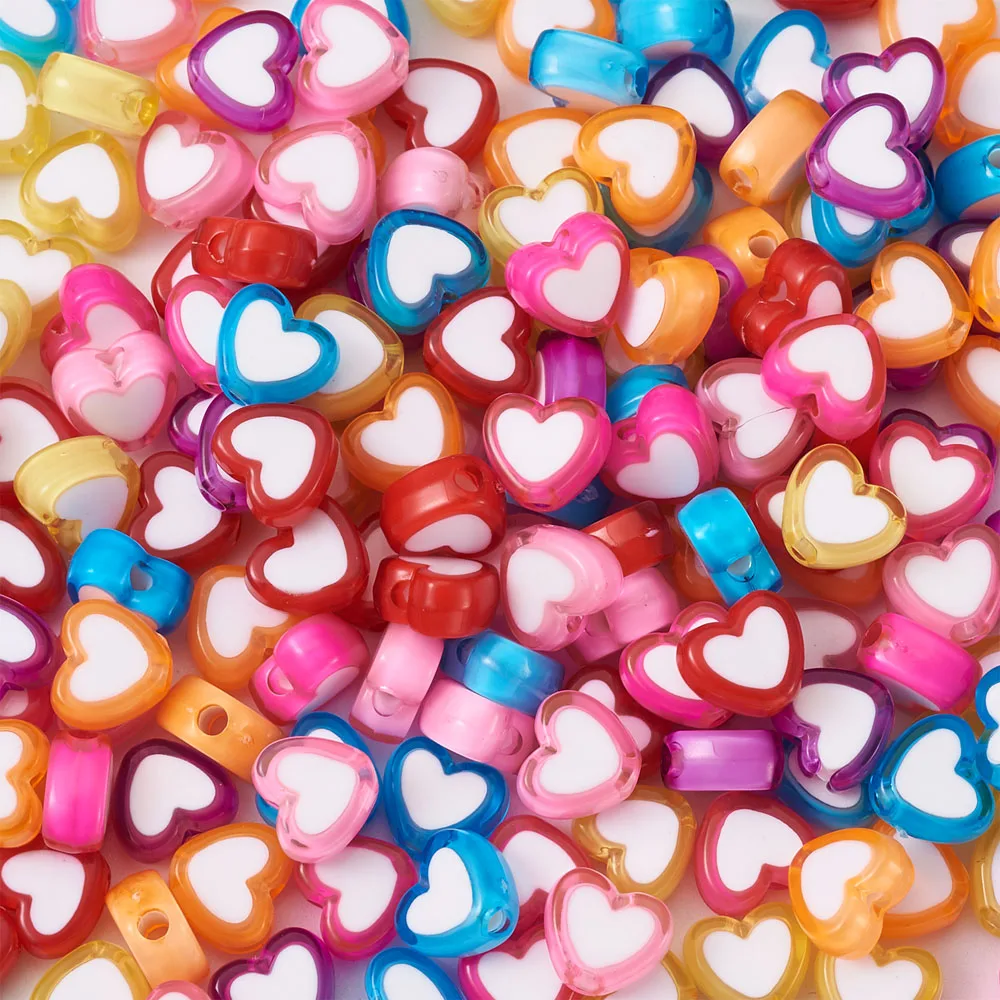 240pcs/set Opaque Heart Acrylic Beads Mixed Color for Jewelry Making DIY Handmade Bracelet Necklace Key Chain Accessories
240pcs/set Opaque Heart Acrylic Beads Mixed Color for Jewelry Making DIY Handmade Bracelet Necklace Key Chain Accessories