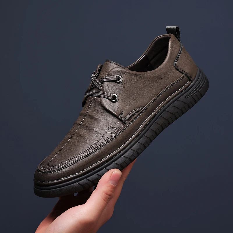 Retro Penny Loafer Genuine Cow Leather Classic Shoes Sewing Comfortable Men Casual Slip-on Club Party Shoe Spring Summer
Retro Penny Loafer Genuine Cow Leather Classic Shoes Sewing Comfortable Men Casual Slip-on Club Party Shoe Spring Summer