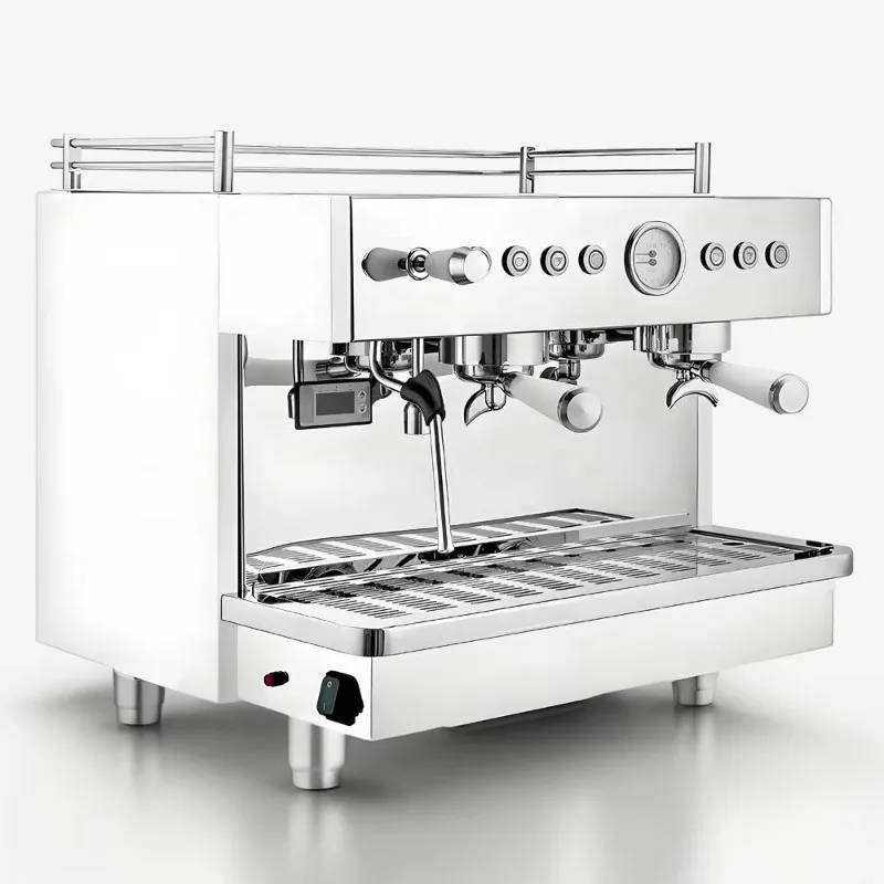 Custom Customized Vibrating Pump Dual Boilers Semi Automatic Commercial Professional Electric Espresso Coffee Machine
Custom Customized Vibrating Pump Dual Boilers Semi Automatic Commercial Professional Electric Espresso Coffee Machine