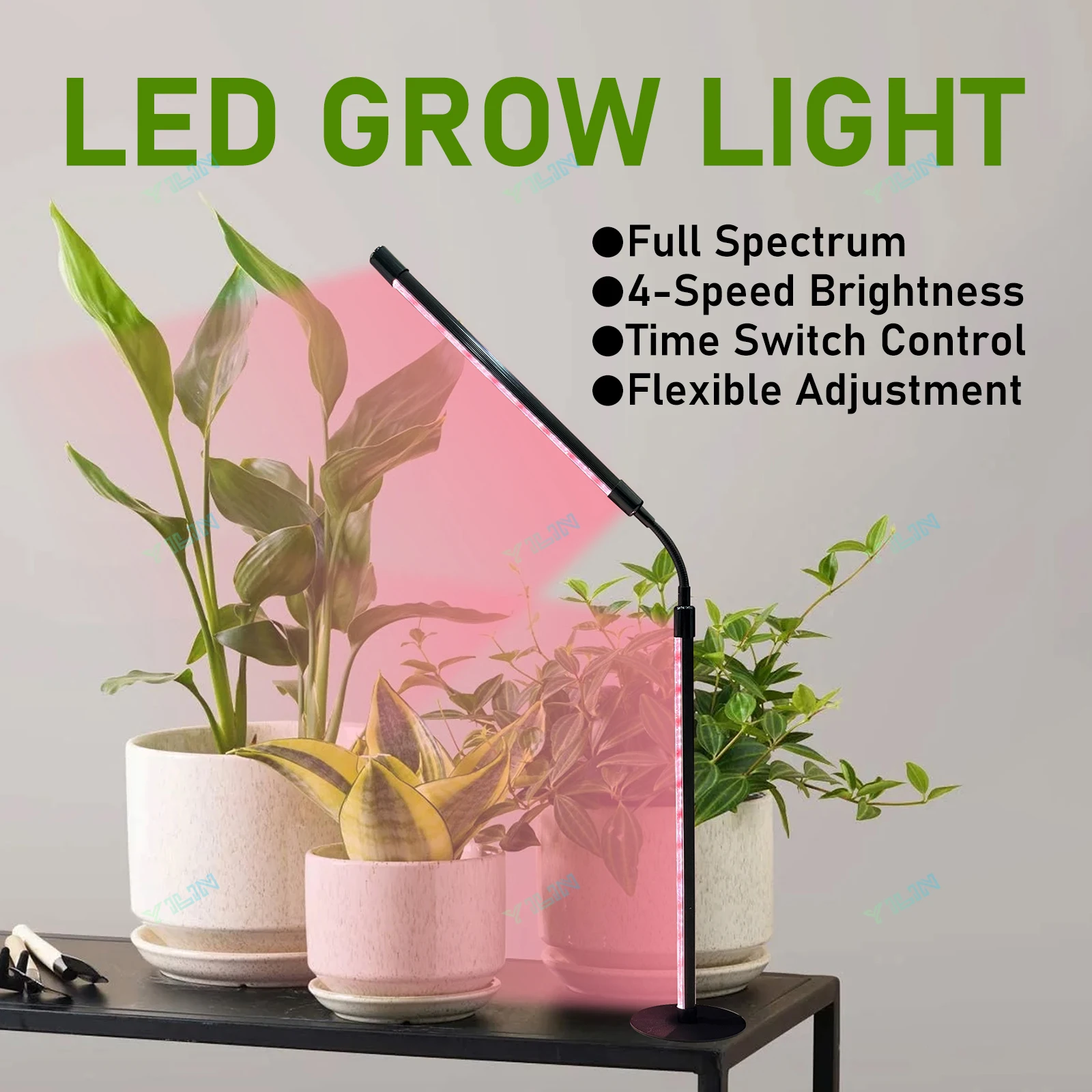Flexible LED Plant Grow Light Adjustable Angle Long Arm Desk Growth Lamp Dimmable Full Spectrum Vertical Indoor Plant Grow Light
Flexible LED Plant Grow Light Adjustable Angle Long Arm Desk Growth Lamp Dimmable Full Spectrum Vertical Indoor Plant Grow Light