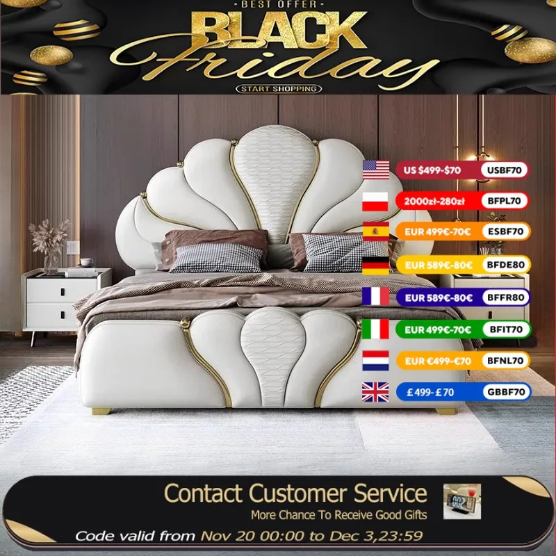 Minimalist Leather Double Bed Frame Design Heavy Storage Mattress Double Bed Luxury Modern Cama Matrimonial Bedroom Furniture
Minimalist Leather Double Bed Frame Design Heavy Storage Mattress Double Bed Luxury Modern Cama Matrimonial Bedroom Furniture