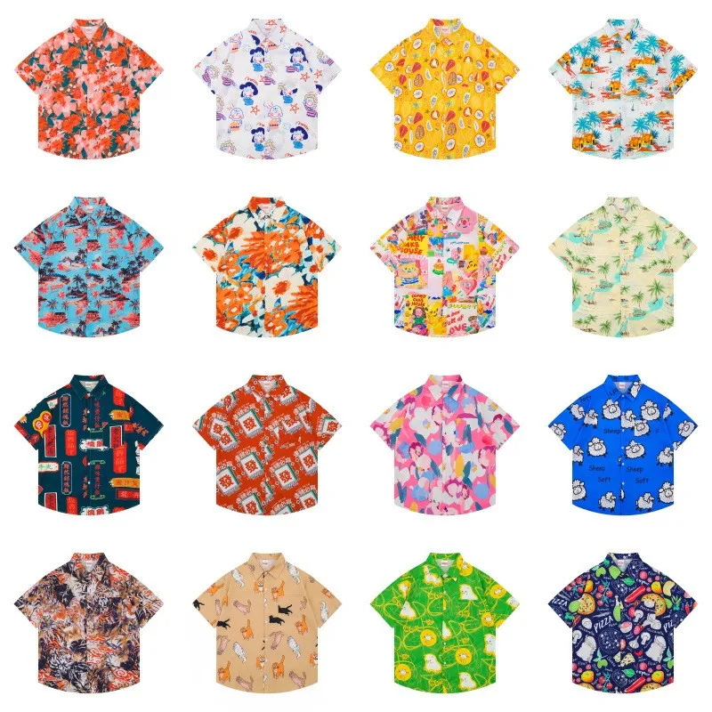Summer Men's Clothing Short Sleeve Floral Open Front Shirt For Men Lightweight Loose Fit Cotton Blend Tropical Vacation Wear
Summer Men's Clothing Short Sleeve Floral Open Front Shirt For Men Lightweight Loose Fit Cotton Blend Tropical Vacation Wear