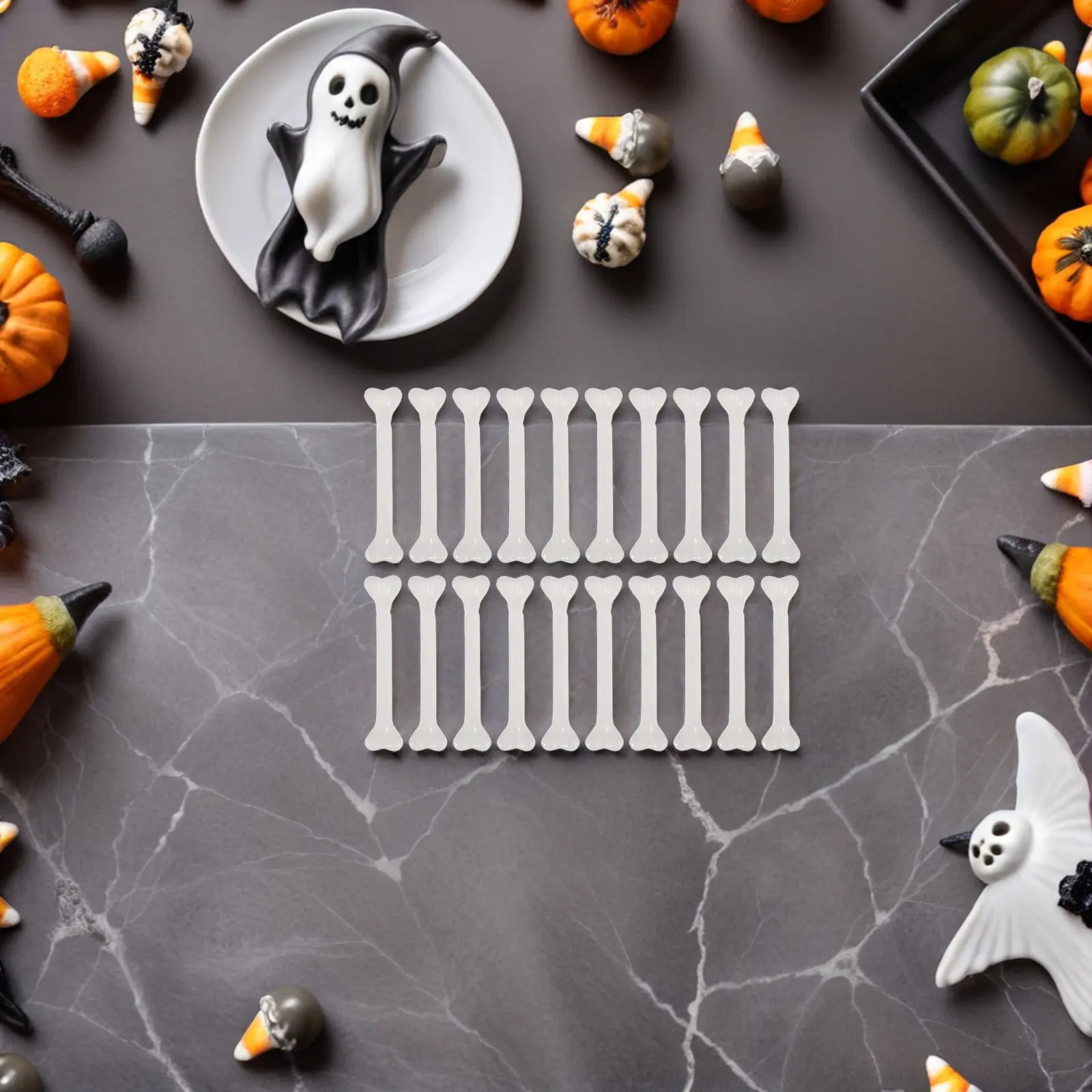 30Pcs Lightweight Odorless Plastic Fake Human Bones for Halloween Horror Decor Desktop Mini Bone Prop Party Accessories
30Pcs Lightweight Odorless Plastic Fake Human Bones for Halloween Horror Decor Desktop Mini Bone Prop Party Accessories