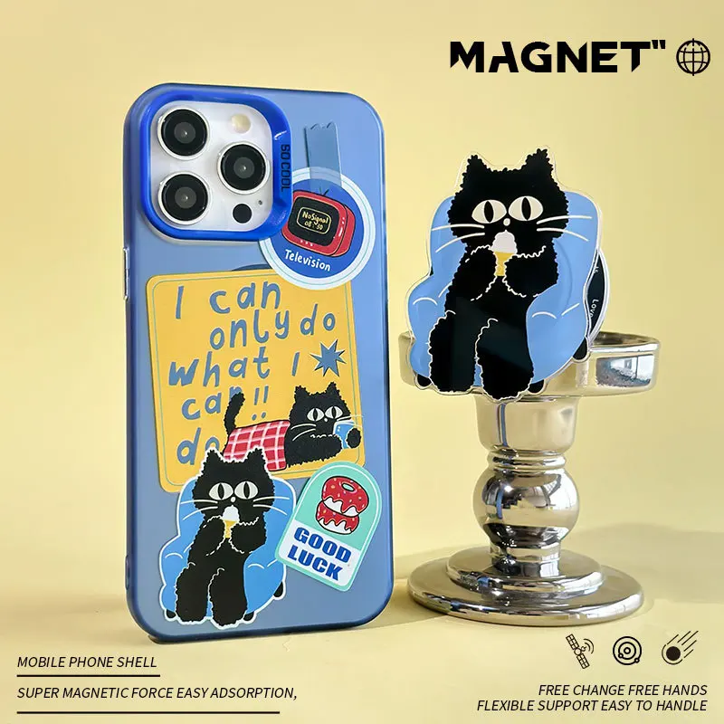 Stray Cat Magnetic WIth Kickstand Phone Case for IPhone 16 15 14 11 12 13 Mini Pro XS Max Cover 6 7 8 Plus X XR SE Soft Case
Stray Cat Magnetic WIth Kickstand Phone Case for IPhone 16 15 14 11 12 13 Mini Pro XS Max Cover 6 7 8 Plus X XR SE Soft Case