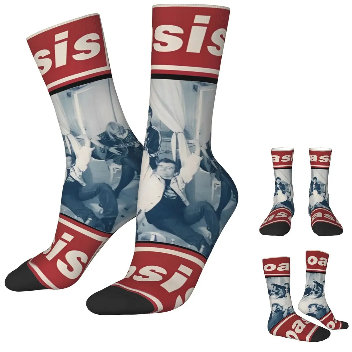 Live '25 Tour Rock Band The Rain Soccer Socks O-Oasis Полиэстеровые носки для женщин и мужчин Впитывающие пот 
Live '25 Tour Rock Band The Rain Soccer Socks O-Oasis Полиэстеровые носки для женщин и мужчин Впитывающие пот