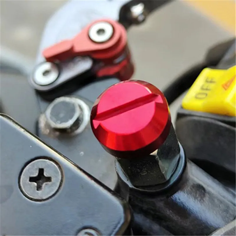 For Motorcycle M10 X 1.25 Anti-Rust Motorcycle Rear View Mirror Holder 2 Pcs CNC Aluminum Rearview Mirror Hole Plugs Screws
For Motorcycle M10 X 1.25 Anti-Rust Motorcycle Rear View Mirror Holder 2 Pcs CNC Aluminum Rearview Mirror Hole Plugs Screws