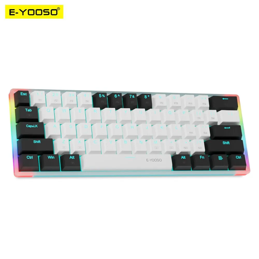 E-YOOSO Z11T USB Проводная Механическая игровая клавиатура синий красный переключатель 61 клавиши геймер русский Бразильский Португальский для компьютера ноутбука
E-YOOSO Z11T USB Проводная Механическая игровая клавиатура синий красный переключатель 61 клавиши геймер русский Бразильский Португальский для компьютера ноутбука
